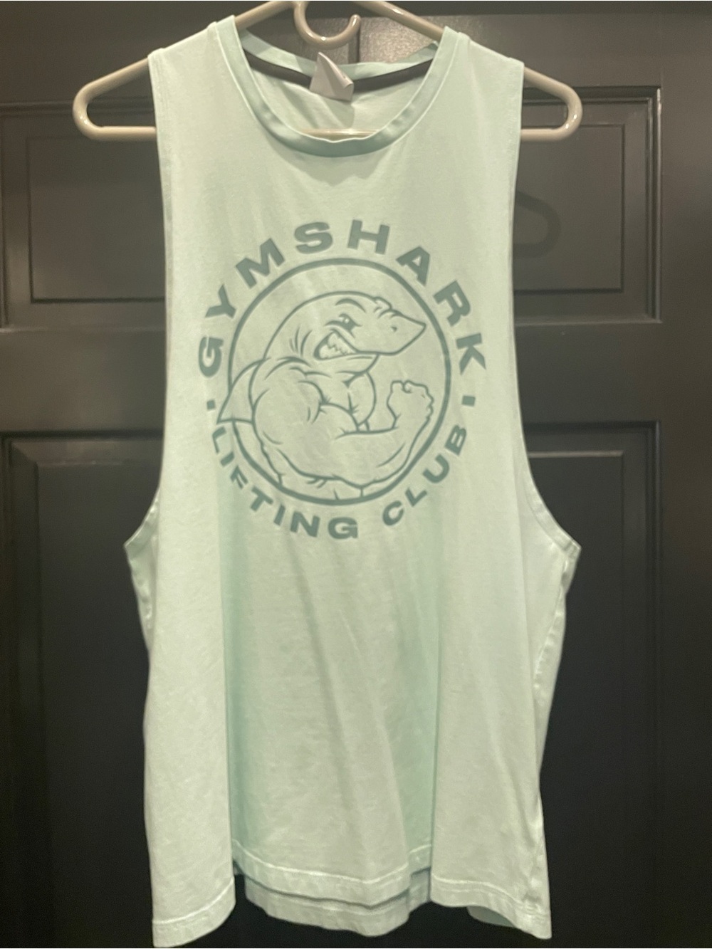 Gymshark Men’s Mint Green Lifting Club Muscle Tank - Light Green